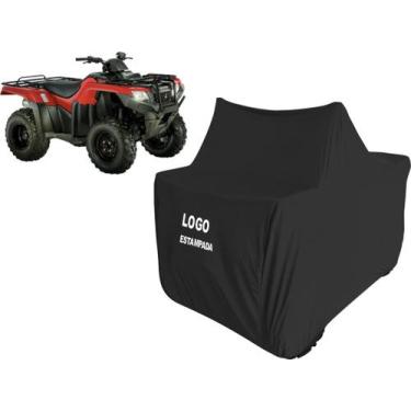Imagem de Capa Protetora Para Quadriciclo Honda Trx 420 FourTrax - Mz, Preta