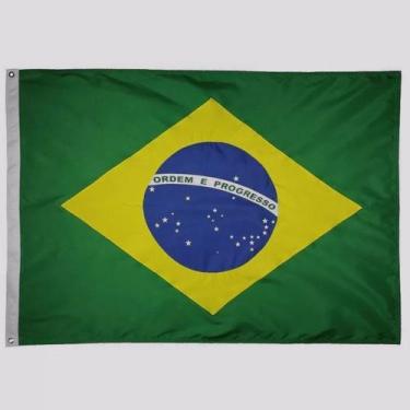 Imagem de Bandeira Brasil 2 Panos - Jc Bandeiras, Único