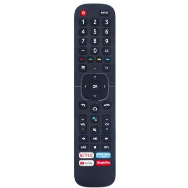 Imagem de Allimity Controle remoto de voz ERF2G60H para Hisense TV 50Q7G 55Q7G 65Q7G 75Q7G 50Q8G 55Q8G 65Q8G 75Q8G 55H9G 75H8G 65H8G 55H8G 50H8G 100L5F 65H9G 55QQ9G, 65Q. 9G 32H56G 40H56G 43H78G 50H78G 55H78G