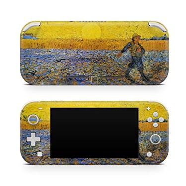 Imagem de Tacky Design Adesivo Kawaii compatível com Nintendo Switch Lite Skin Wrap, Van Gogh Art Farmer Skin para Nintendo Switch Lite, decalque de vinil premium 3M com cobertura completa.