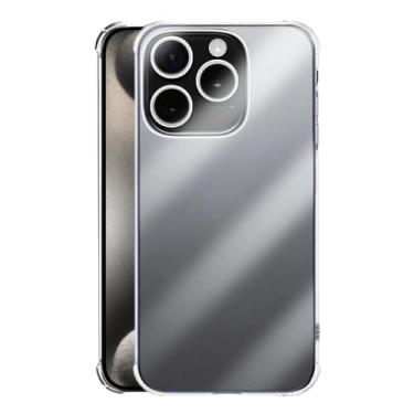 Imagem de Capinha Capa Antiquedas Flexível Compatível com iPhone 15 Pro Max 6.7"