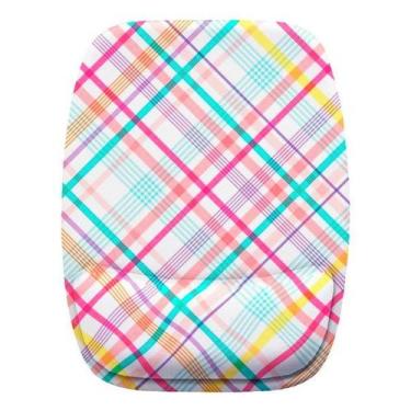 Imagem de Mouse Pad Ergonomico Park Xadrez Colorido Quadrilha - Cn Confecções