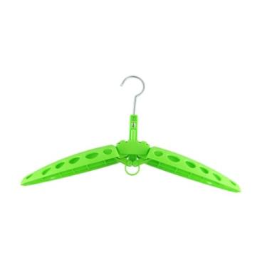 Imagem de kowaku Cabinete de roupa de macacão dobrável de roupas espessadas portador de mergulho pesado seca de roupas de traje pesado seco rápido para acessórios de, Verde