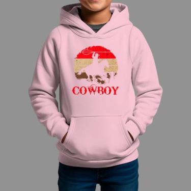 Imagem de Moletom Canguru Infantil Basico Masculino Casual Moda Country Inverno 