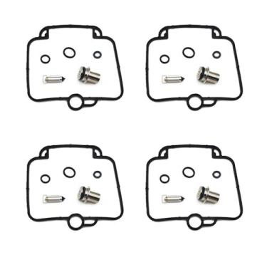 Imagem de Kit de reparo de carburador assento de agulha flutuante para GS500E GSX1100 DR250S DR250SE DR350 GS500 DR250 GS 500 GSX 1100 DR 250 350(4)