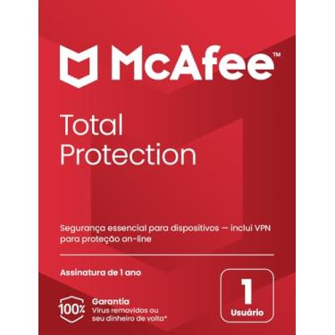 Imagem de McAfee AntiVirus Protection | 1 PC (Windows) | Software de segurança cibernética inclui proteção antivírus, software de segurança da Internet | Assinatura de 1 ano | Cartão-chave