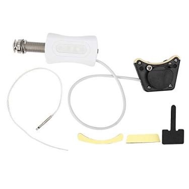 Imagem de MUNEFE clipe no captador, 4 cordas ukulele captador, ukulele cordas captador acessórios kit para soprano concerto tenor ukulele instrumento