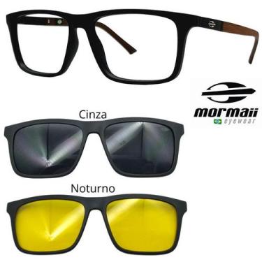 Imagem de Armação de Grau Mormaii Swap 4 6112 AFW com 2 Clipons CN, Afw