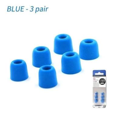 Imagem de Borrachinha Borracha Kz P/ Fone De Ouvido 3 Pares P M G, Azul