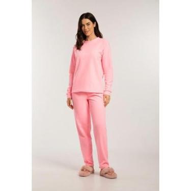 Imagem de Conjunto Pijama Soft Fleece Térmico Feminino-Feminino