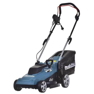 Imagem de Carrinho Cortador de Grama Elétrico 370Mm 1400W Coletor 40L ELM3720 220V Makita