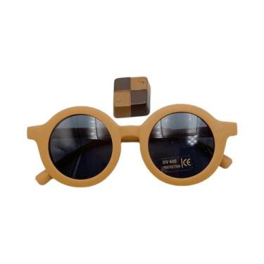 Imagem de Óculos de sol para crianças de 1 a 8 anos, fosco, decorativo, bonito, 
