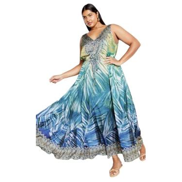 Imagem de City Chic Vestido longo pós-brilho, Brilho, 52