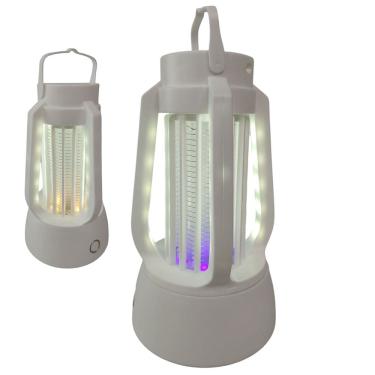 Imagem de Luminaria Repelente Luz Ultravioleta Afasta Mosquito Inseto Mosca Pernilongo Bateria Recarregavel USB Casa Ar Livre Acampamento Passeio Armadilha