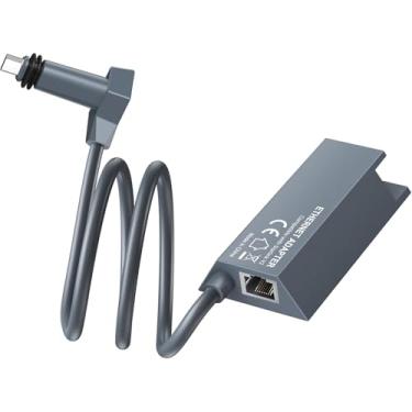 Imagem de Adequado para adaptador Starlink V2 Ethernet, compatível com antena retangular Starlink Gen 2 e roteador WiFi de malha, converte Starlink para Ethernet Gigabit RJ45