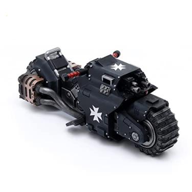 Imagem de JoyToy 1/18 Warhammer 40,000 Space Marines Black Templars Outriders Motorcycle