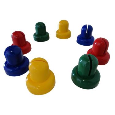 Imagem de Kit Ponteira Para Haste De Cama Elástica Chicoplay - 18 Unidades
