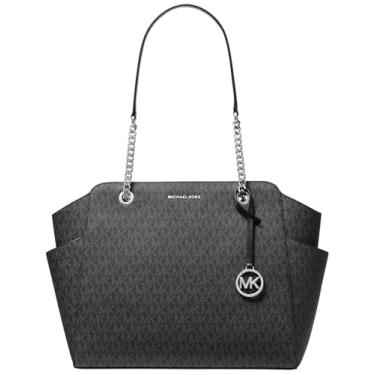 Imagem de Michael Kors Bolsa de corrente média Jacquelyn, preta, Preto