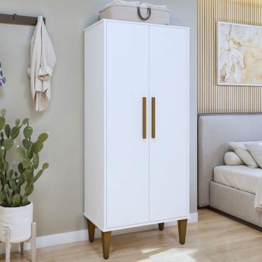 Imagem de Armário Multiuso Araucaria 2 Portas 3 Prateleiras Natural - Kaiki Móveis