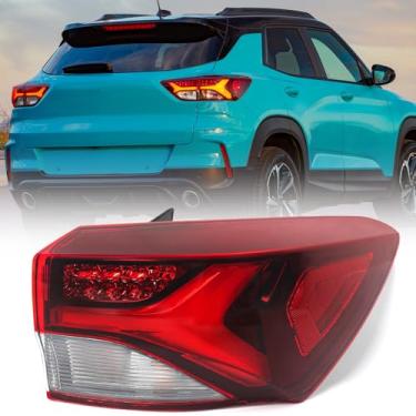 Imagem de Huray Luz traseira externa de LED direita adequada para Chevy Trailblazer ACTIV/RS 2021 2022 2023 RH lanterna traseira montagem de lâmpada de freio traseiro substituição estilo original para GM2805148