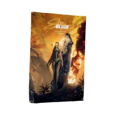 Imagem de Jogo De Ficção Científica Stellar Blade Bandeira De Desenho Animado Ar