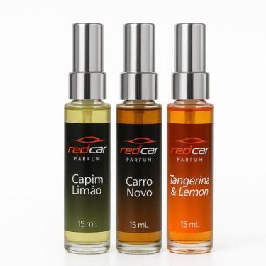 Imagem de Kit 3 Aromatizadores Spray Capim Limão 15mL Veicular - Art, Couro