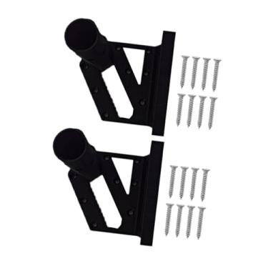 Imagem de Bothyi 2 peças de suportes para ferramentas de jardim, suporte utilitário para parede, galpão para organização de vassouras, suportes versáteis para