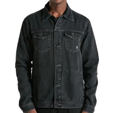 Imagem de Jaqueta Hurley Jeans Authentic Black WT25 Masculina Preto