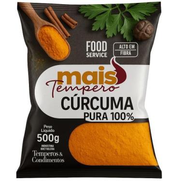 Imagem de Curcuma em pó 100% pura 500g - mais tempero