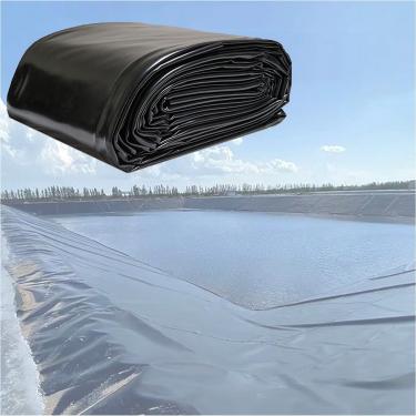 Imagem de Forro De Lagoa Hdpe Forro De Lagoa 3x7ft 10ftx13ft 16x20ft 23ftx26ft Water Garden Fish Pond Liners Lona De Lagoa Preta Resistente A Uv Membrana Filme 5mil Espessura Peixe/planta Amigável, 7x8m