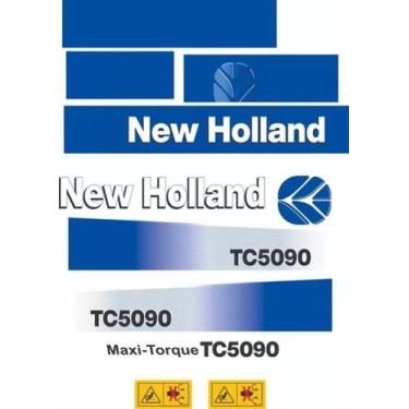 Imagem de Kit Adesivos Colheitadeira Tc5090 Tc 5090 - Spts