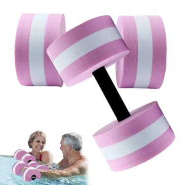 Imagem de Halteres Para Hidroginástica - Halteres Aquáticos Para Exercício Em Piscina - Conjunto De Equipamento De Treino Aquático Com 2 Unidades, Acessórios De Natação Para Adultos E Crianças