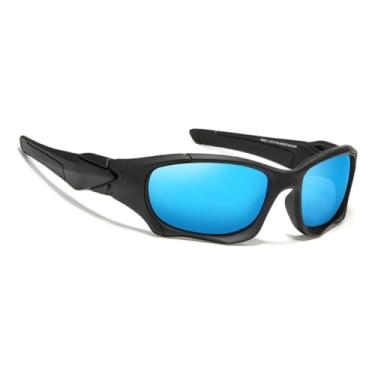 Imagem de Óculos De Sol Kdeam Esportivo Masculino Polarizado Kd0623 (Azul Claro)