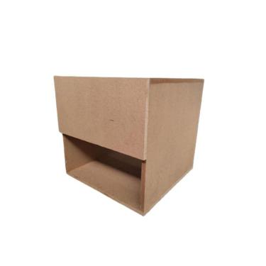 Imagem de Mesa De Cabeceira C Gaveta Secreta Lado Direito Mdf Natural