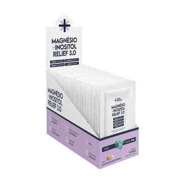 Imagem de True Magnésio + Inositol Relief 3.0 Camomila e Lavanda Display c/ 30 Sachês True Source