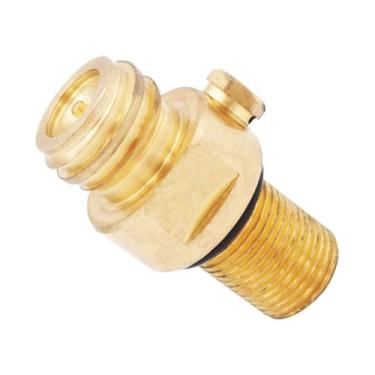 Imagem de WeiLaiKeQi Adaptador de recarga de cilindro, tanque de máquina de refrigerante, adaptador de válvula de cilindro de CO2