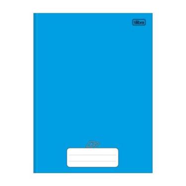 Imagem de Caderno Universitário Brochura D+ Tilibra Azul com 96 Folhas Pautadas 