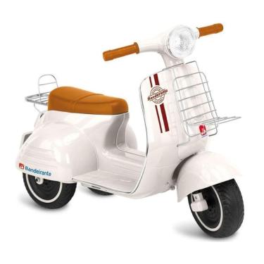 Imagem de Lambreta Elétrica Banderetta 6V Branca - Bandeirante