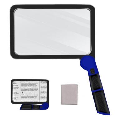 Imagem de Lupa Yerepk 5X com lente antirreflexo Light 48 LED
