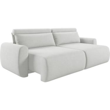 Imagem de Sofá Retrátil e Reclinável Peony 2,80M Linho - Blossom Casa, Cru 2370