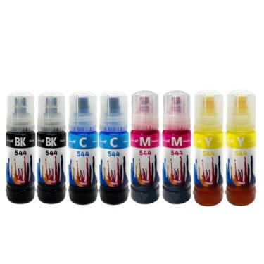 Imagem de 2x Kits de Tinta Compatível T544 Para Impressoras L3250, L3150, L3110, L1210, L3210, L3260, L4260, L5290, L1110 – Inova Ink