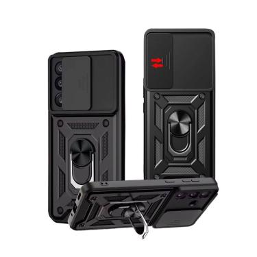 Imagem de Capa Capinha Case para Samsung M56 5G - Protetora Resistente Anti Impacto Queda Armadura Militar Cor:Preto