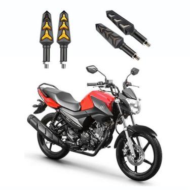 Imagem de KIT 4 Seta Sequencial Pisca de Led Estrela Modelo P09S Moto FACTOR 150