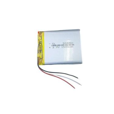 Imagem de bateria gps de 5 polegadas com 3 fios 5mm x 40mm x 50mm 3,7v 1500mah -