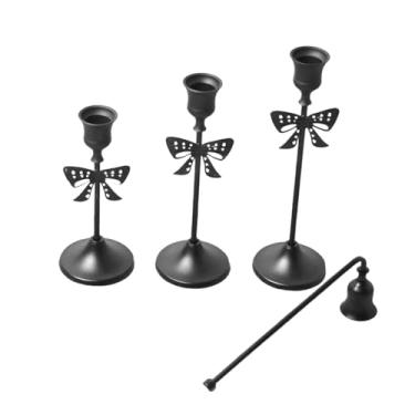 Imagem de predolo 3 peças porta-velas decoração de natal ornamento nórdico suporte de velas candelabro para festa aniversário dia dos namorados