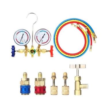 Imagem de Conjunto De Medidor De Coletor De Refrigerante Universal Para R404A R2