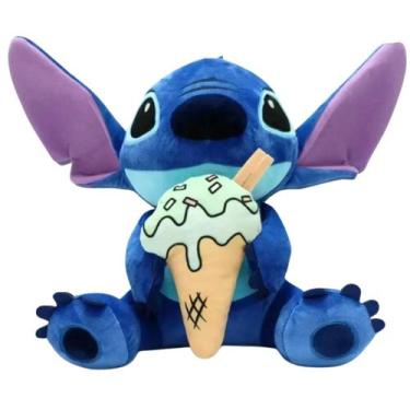 Imagem de Pelúcia Disney Stitch Com Sorvete 30cm Lilo & Stitch - Fun