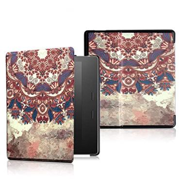 Imagem de Caso para Kindle Oasis (somente 9ª e 10ª Geração, Lançamento de 2017 E 2019), Capa de Proteção Leve de Couro PU Premium com Sleep Automotor-25