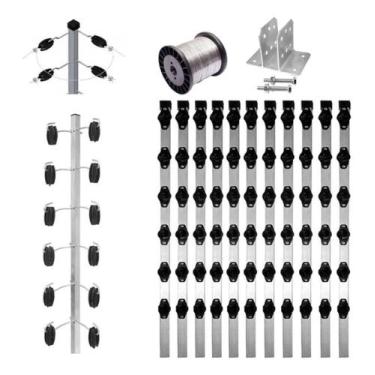 Imagem de Kit Acessórios para Cerca Elétrica Industrial Haste e Fio - Haste Indu