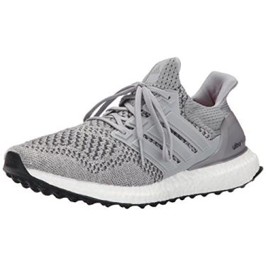 Imagem de adidas Tênis de corrida masculino, Cinza/prata metálico/vermelho solar, 39